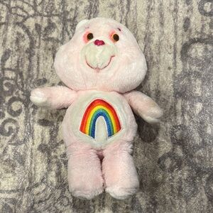 Vintage Care Bear with Rainbow Design